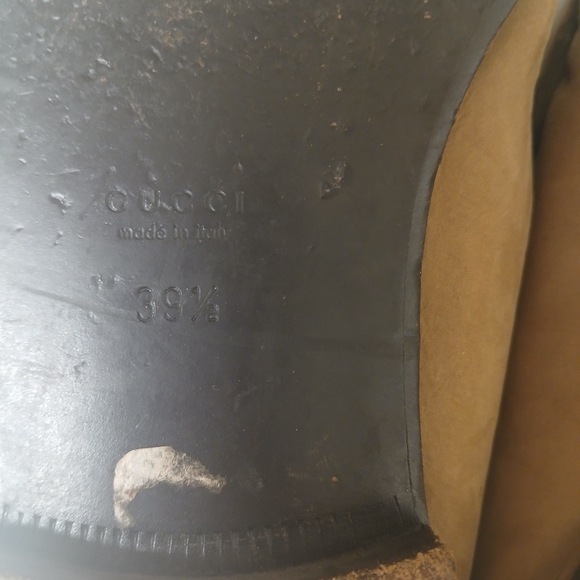 Gucci Tan Leather Loafers - Picture 6 of 6